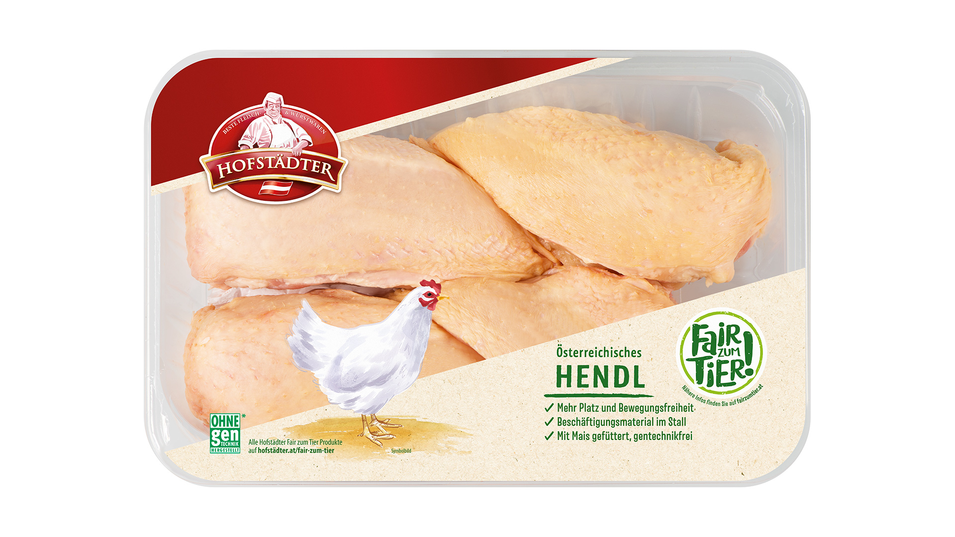 Hofstädter Hendlbrüste 4 Stück Packshot