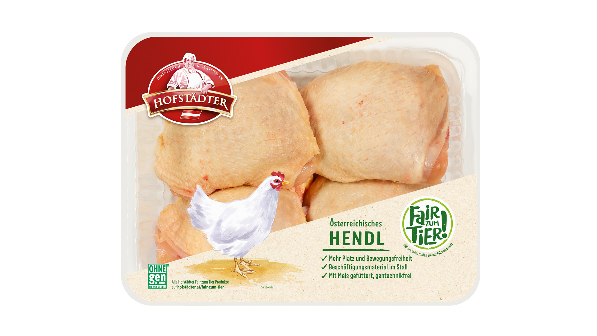 Hofstädter Hendl Oberkeulen 4 Stk