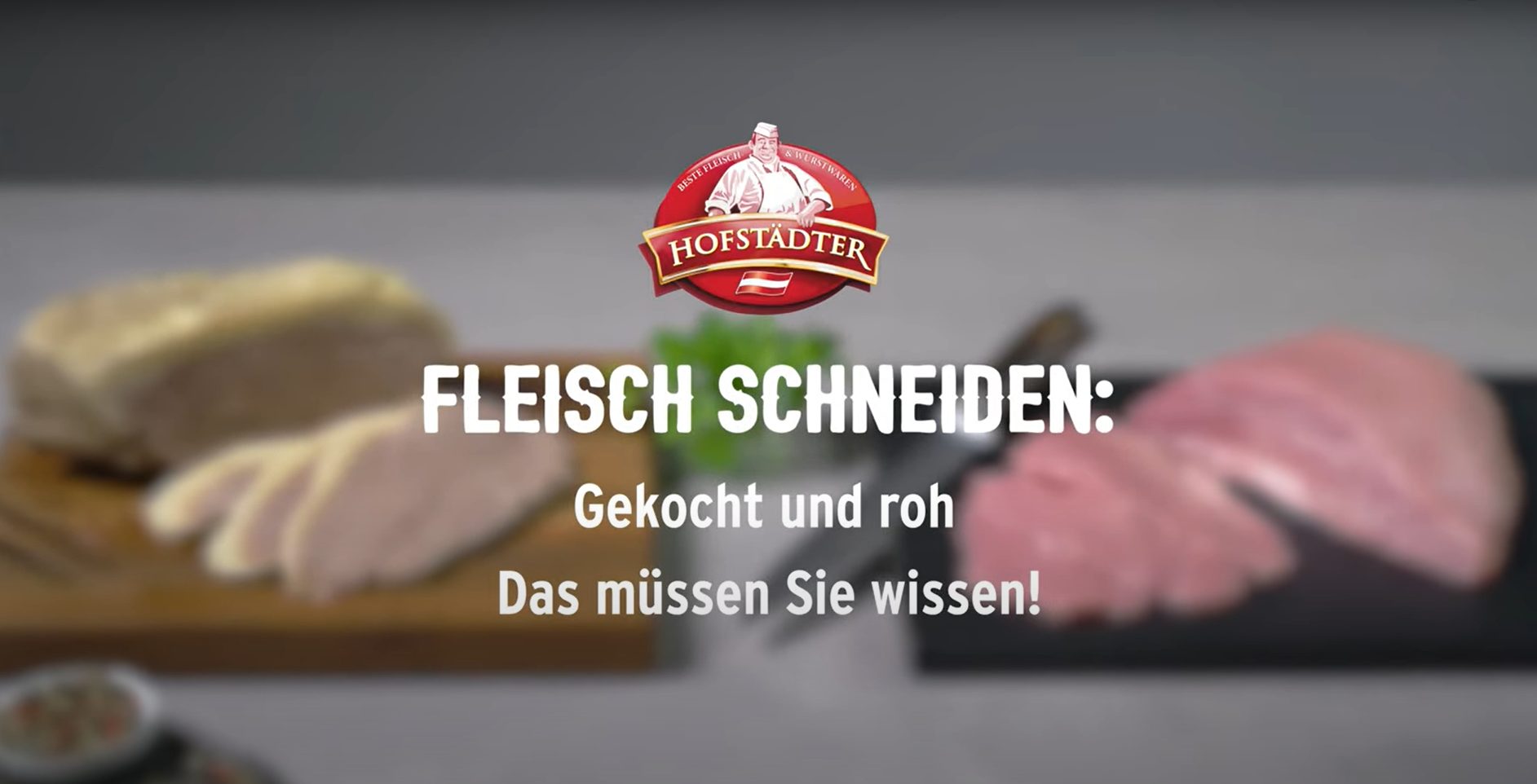 Video - Fleisch schneiden